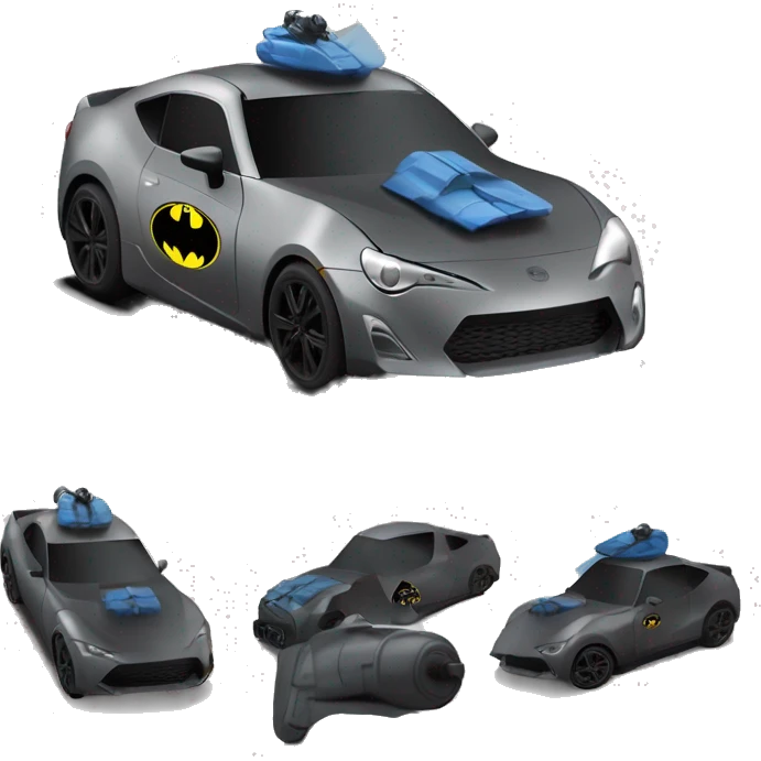 Armored with retractable shielding Batman’s car themed toy Scion FR-S  emoji