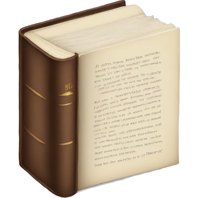 book with title english emoji