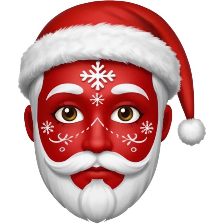 Christmas face emoji