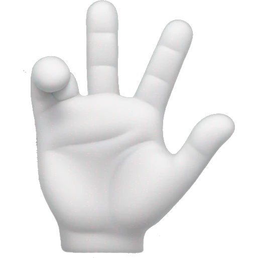 Hi hand emoji