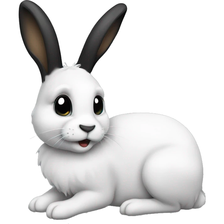 Hase in schwarz  emoji