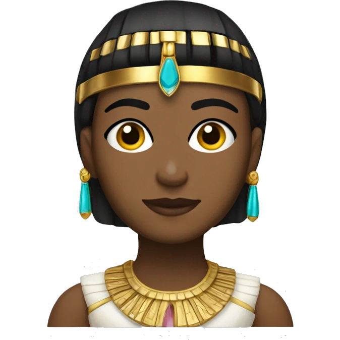 PERSONA DE PIEL WUERA DE CLEOPATRA emoji