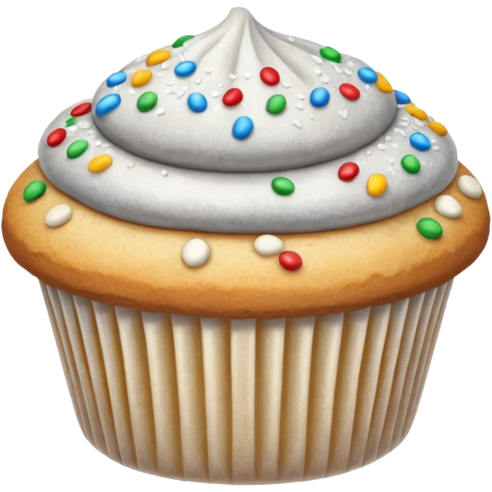 silver vanilla muffin emoji