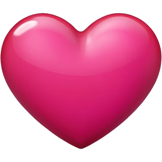 Dark pink red heart emoji