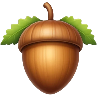 Acorn emoji