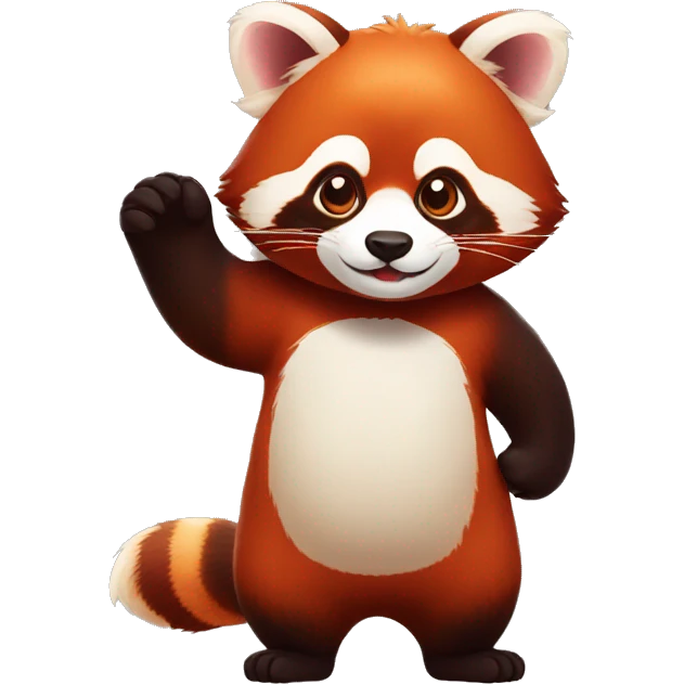 Red panda emoji