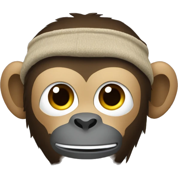 A monkey with balaklava emoji