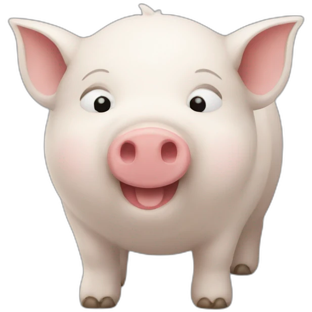 porc qui sourit emoji