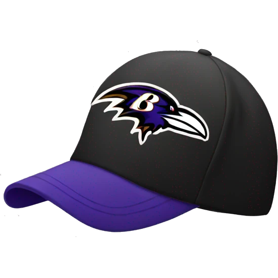 Ravens football hat emoji