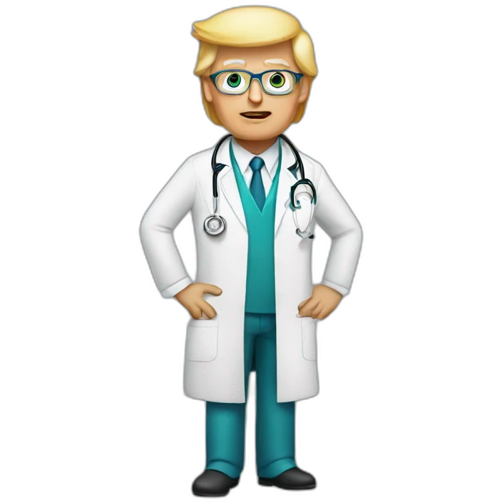 Trump as doctor emoji