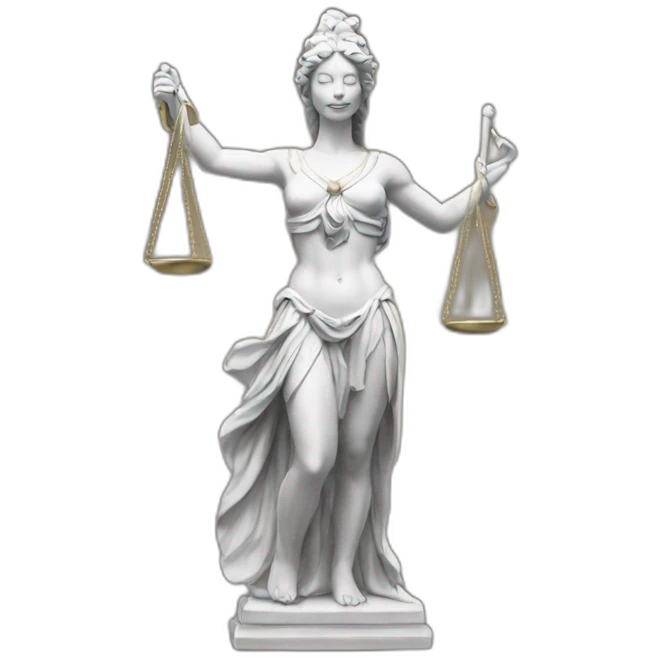 justice goddess statue emoji