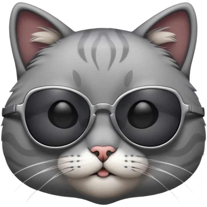 Cat wearing sunglasses emoji