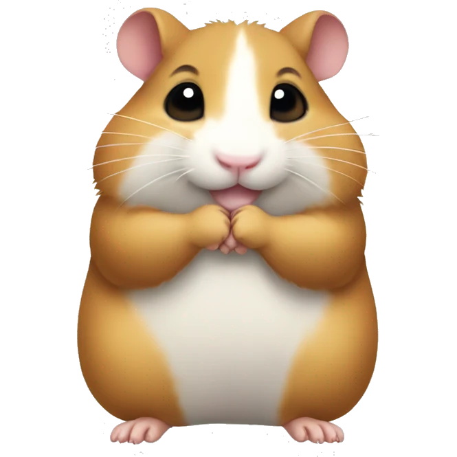 two hamsters handshake emoji