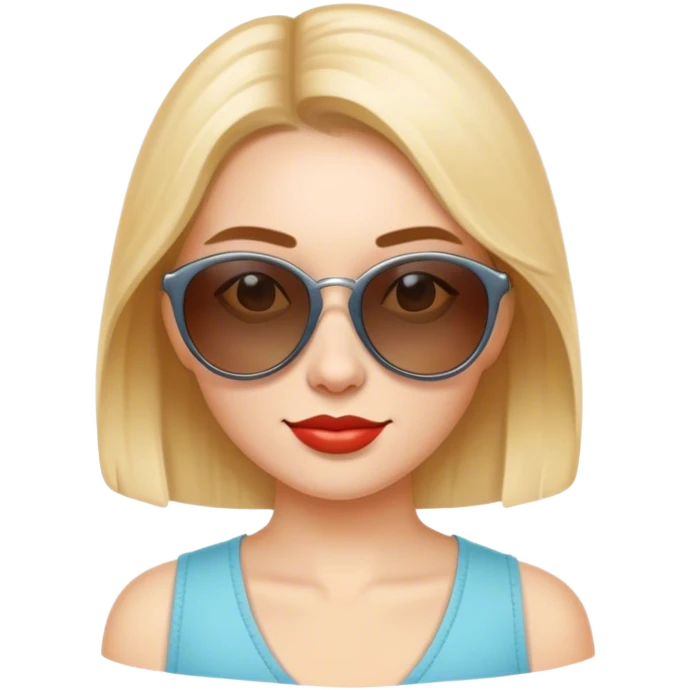 Maggie in sunglasses emoji