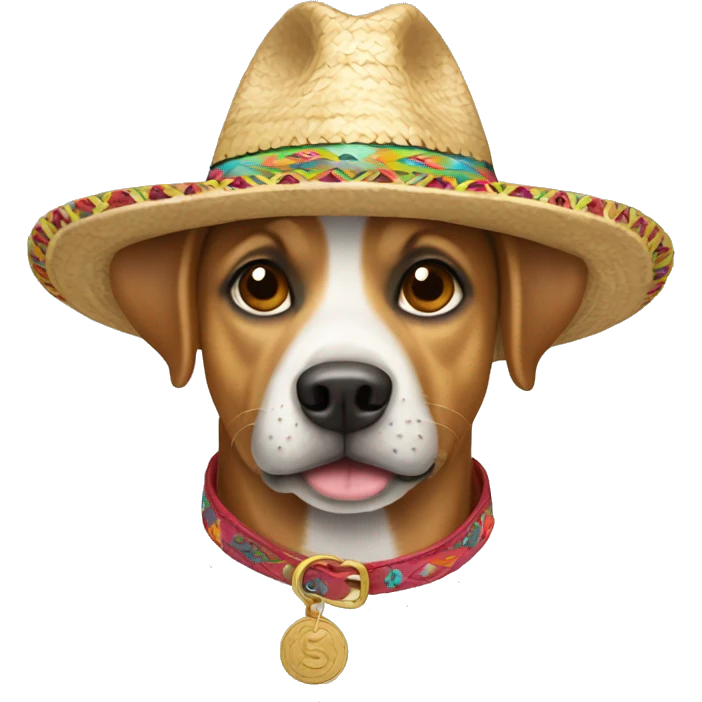 Perro con sombrero  emoji