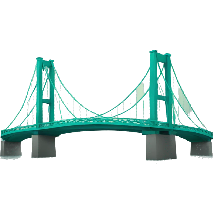 teal bridge emoji