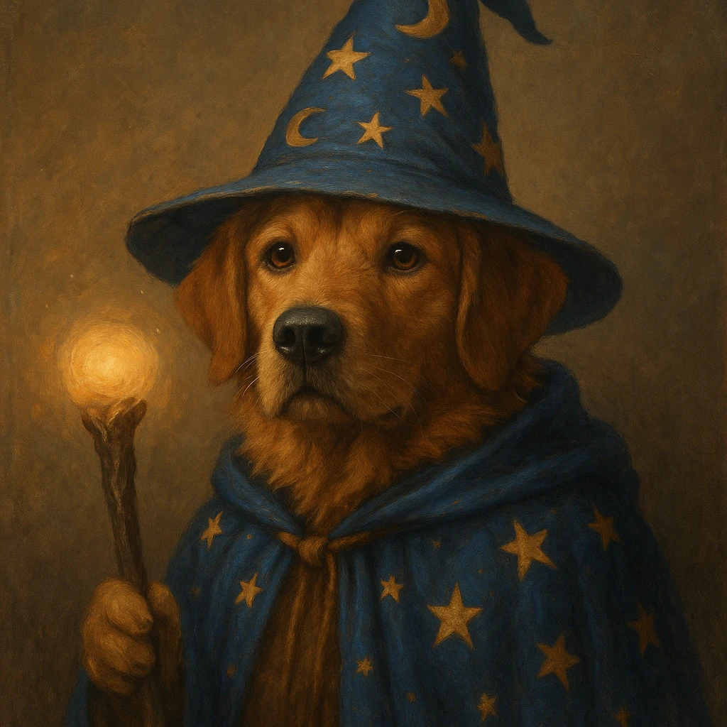 wizard dog4 emoji