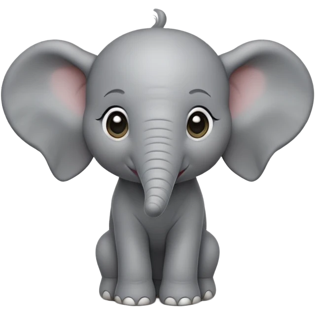 cinematic-noble-baby-elephant-portrait-emoji,-poised-and-regal,-with-a-tiny,-endearing-build-and-a-soft,-smooth-gray-hide,-delicate-floppy-ears-and-a-small,-curious-trunk,-deep-set-soulful-eyes,-simplified-yet-sharp-and-sophisticated emoji