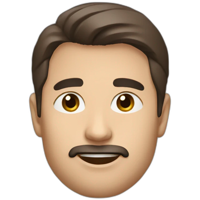 oturarak kahve içen adam emoji