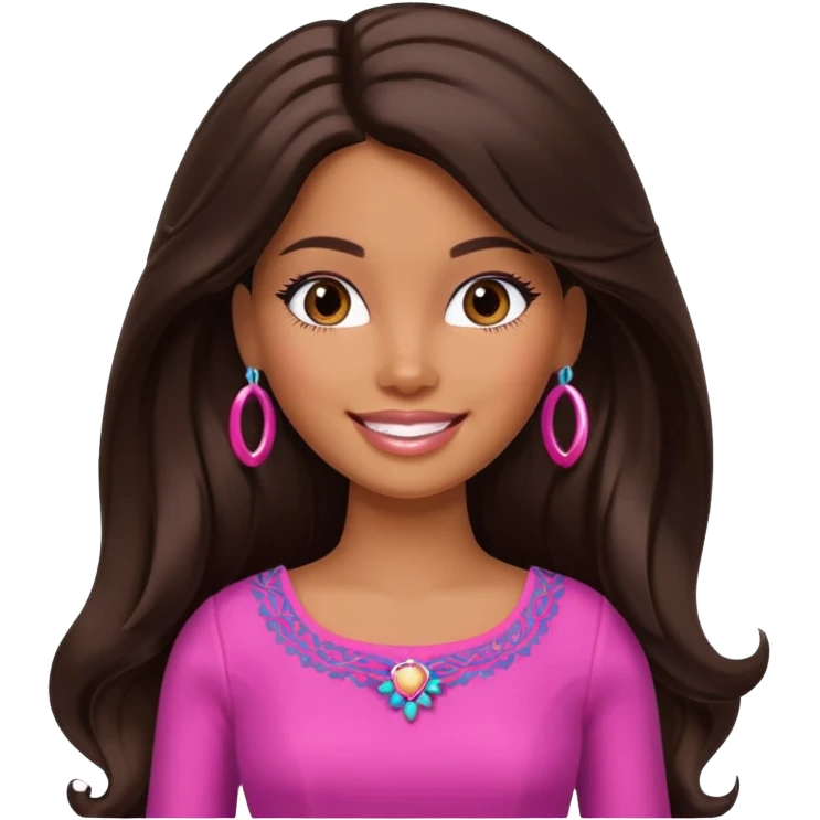 Hispanic Barbie emoji