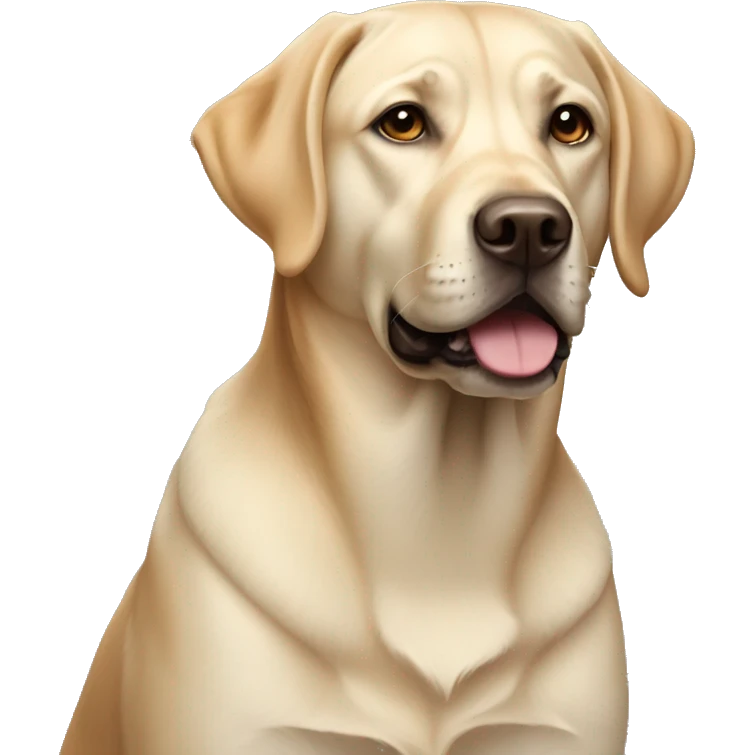 dog labrador retriever emoji