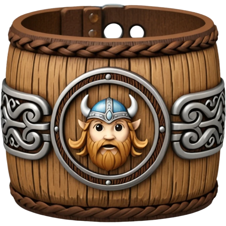 wooden viking wristband emoji
