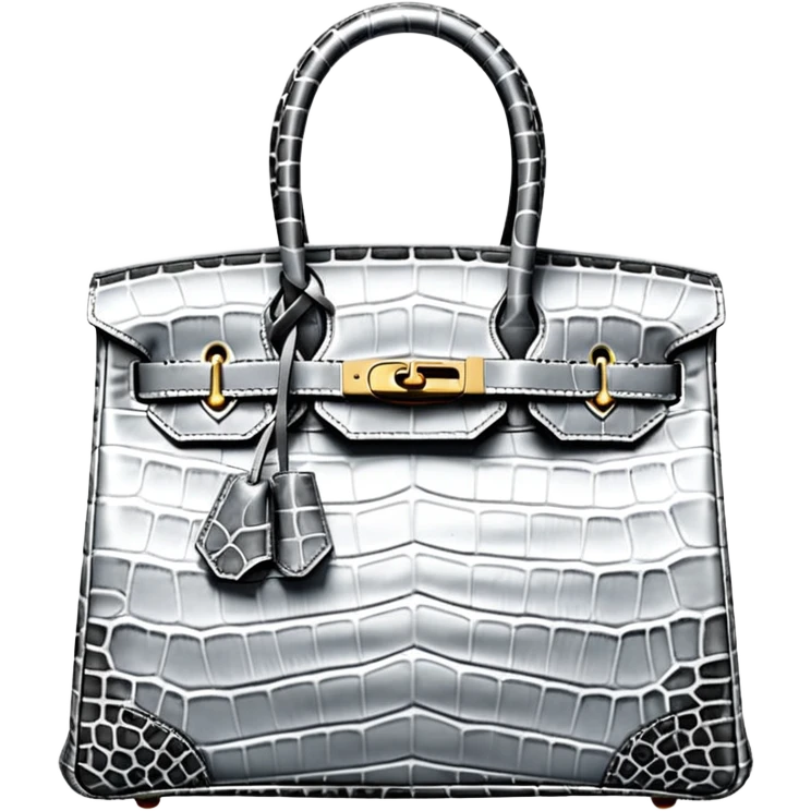 hermes birkin himalayan bag  emoji