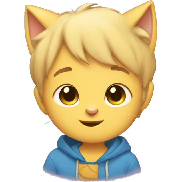 cute shy catboy emoji