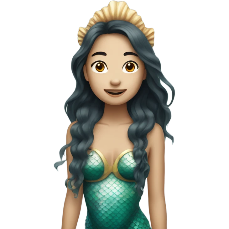 Asian mermaid  emoji