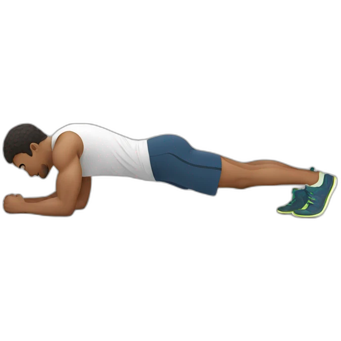 man doing push ups emoji