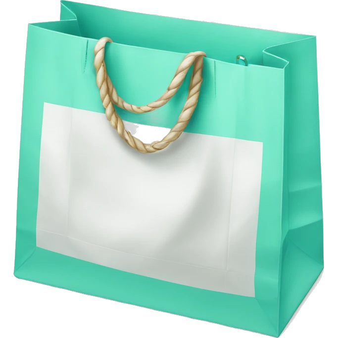 Tiffany & co shopping bag  emoji