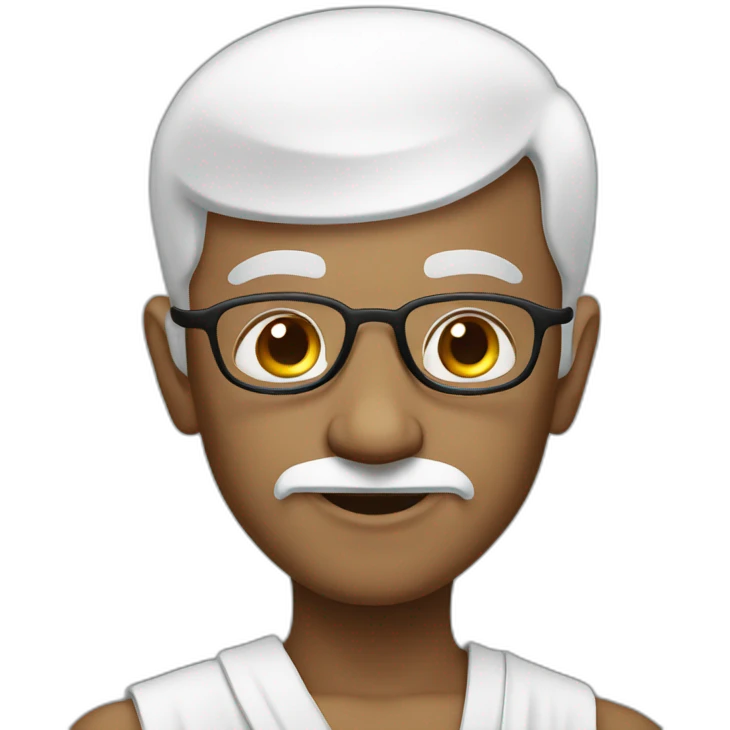 Sarcastic-Ghandi emoji