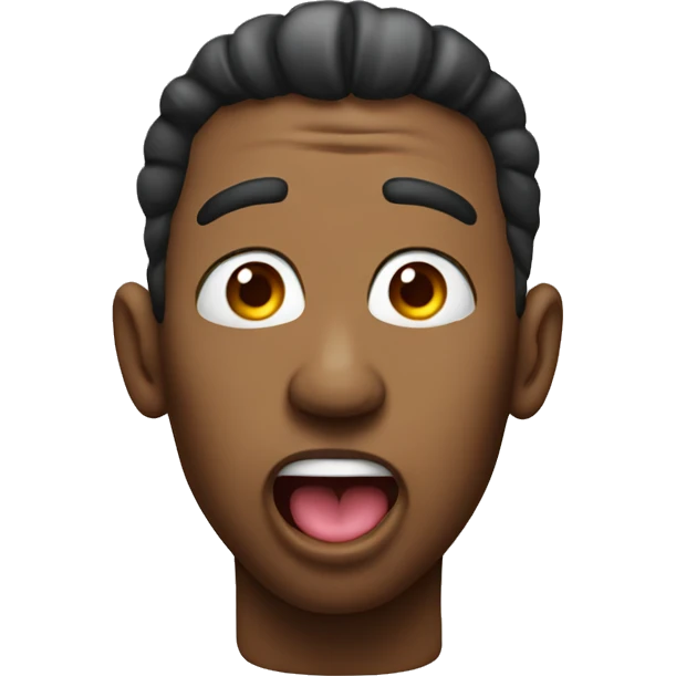 A face with his tongue out emoji