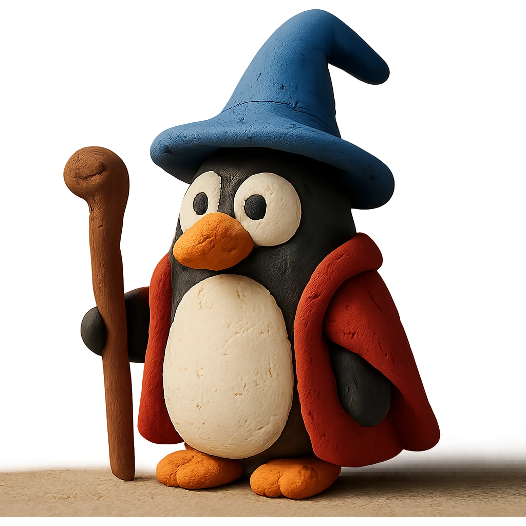 penguin wizard emoji