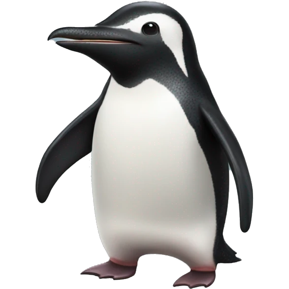 A pengushark, an animal similar to a penguin with shark features emoji