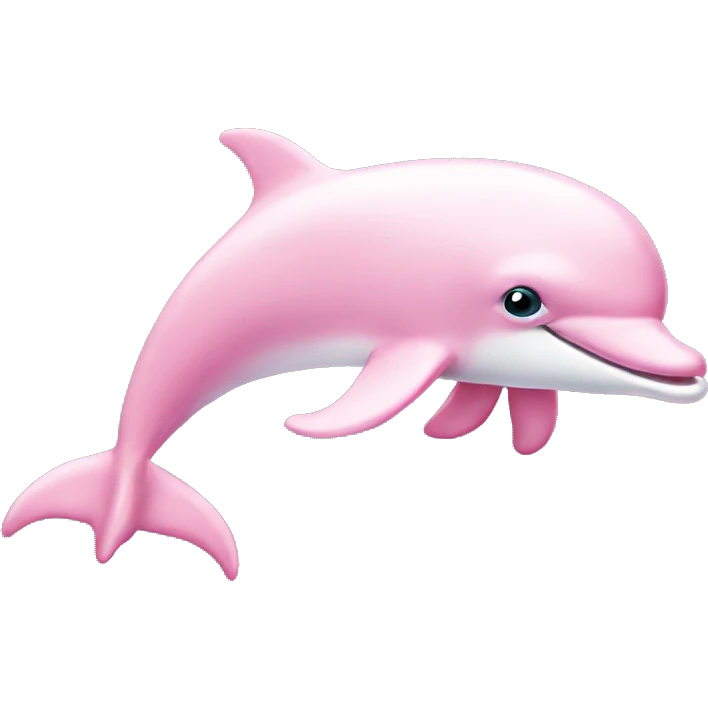 Pastel-pink-colors-dolphin emoji