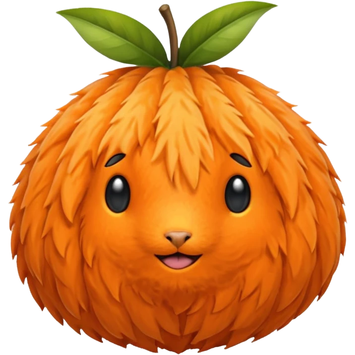 Kapibara fruit cap emoji