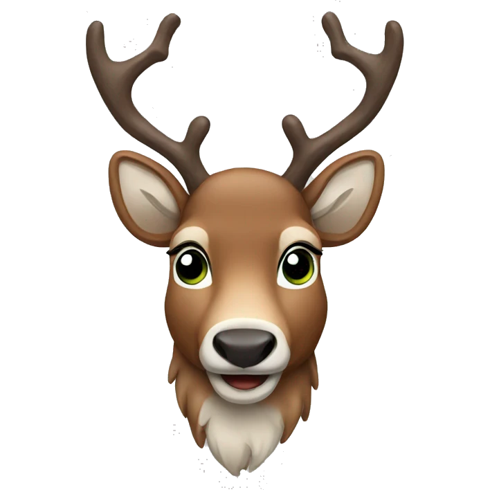reindeer emoji