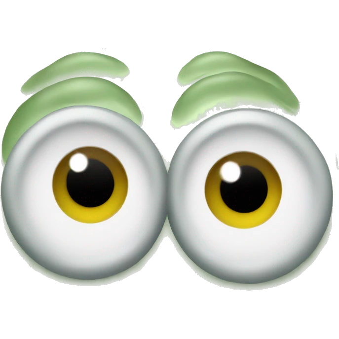 Cucumber with eyes emoji