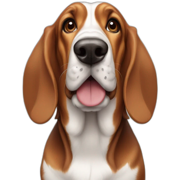 Basset hound & Dachshund  emoji