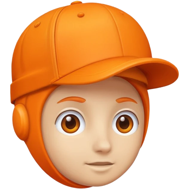 just an orange cap emoji