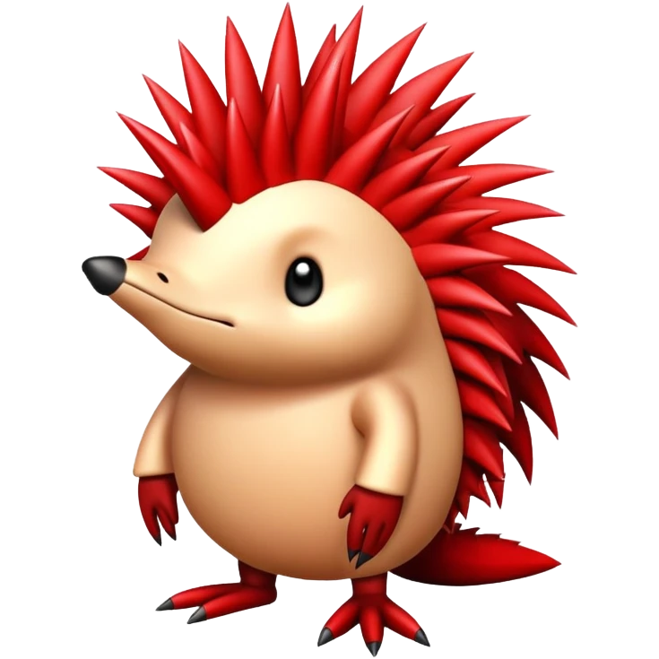 red echidna  emoji