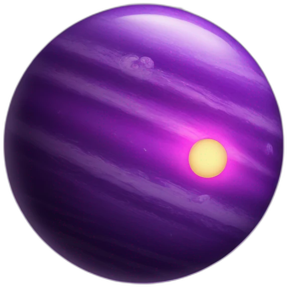purple planet solar system emoji