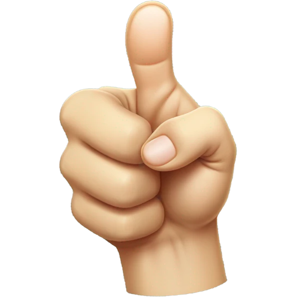 Gross thumbs up emoji