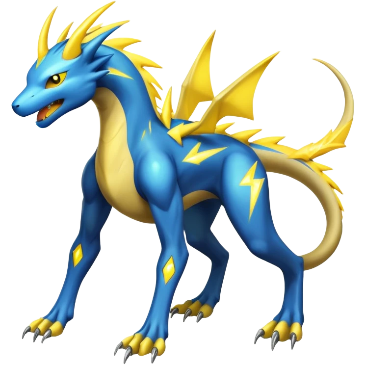 Manectric-Lucio-Draco-Fakémon-hybrid-creature (full body), 4 legs emoji