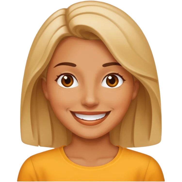 Woman showing her vagina emoji