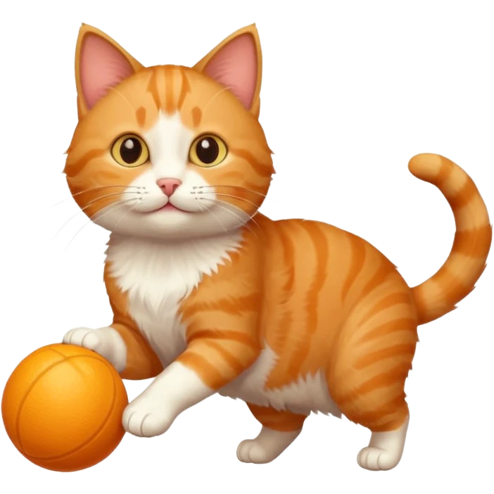 Cat and ball  emoji