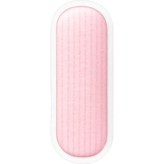 Pale pink bandaid  emoji