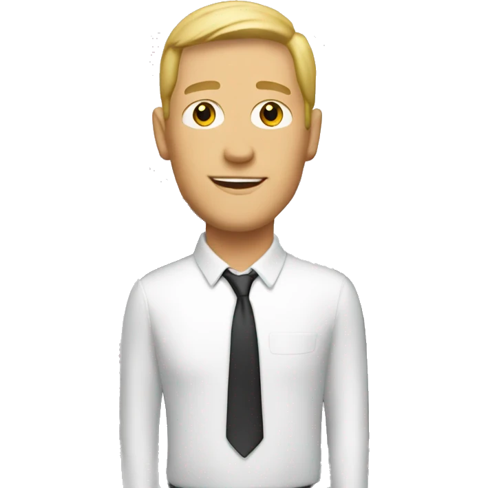 a white man in a white van emoji