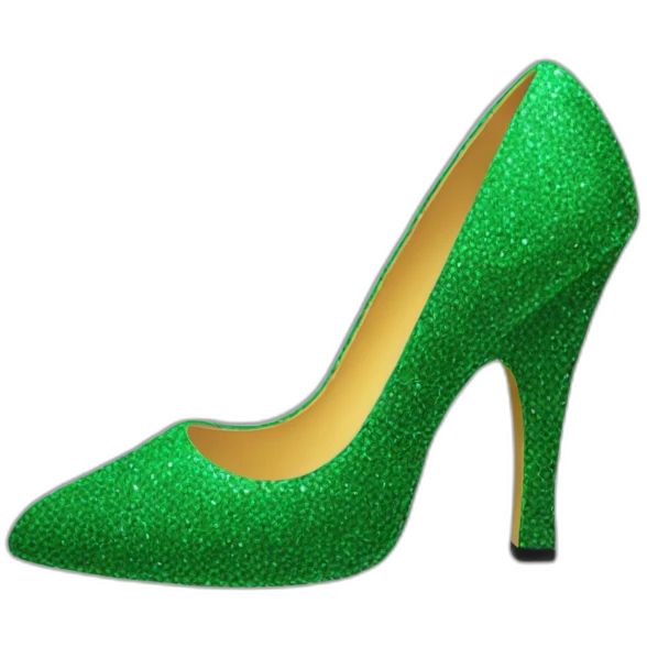 Chirstmas high heel shoe emoji